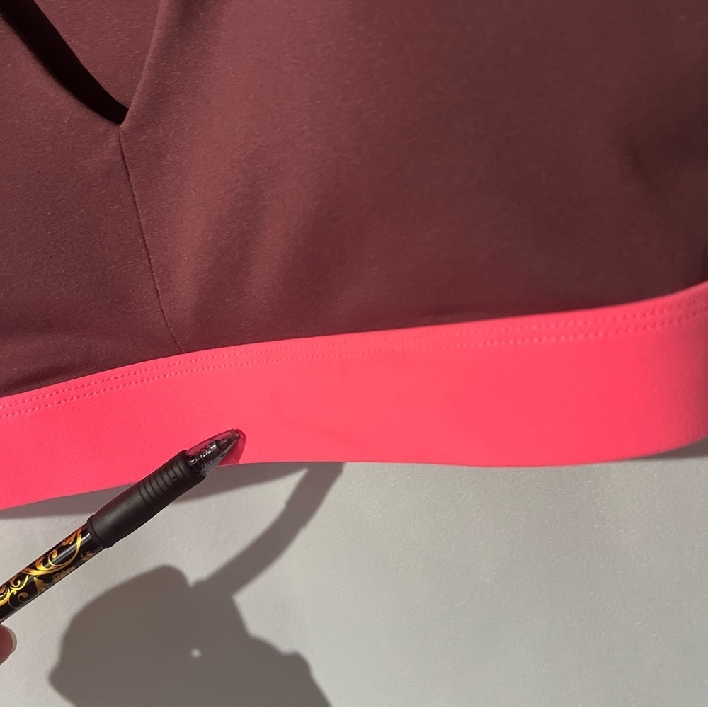 Fabletics On-The-Go Midi Medium Impact Mauve Spor… - image 7